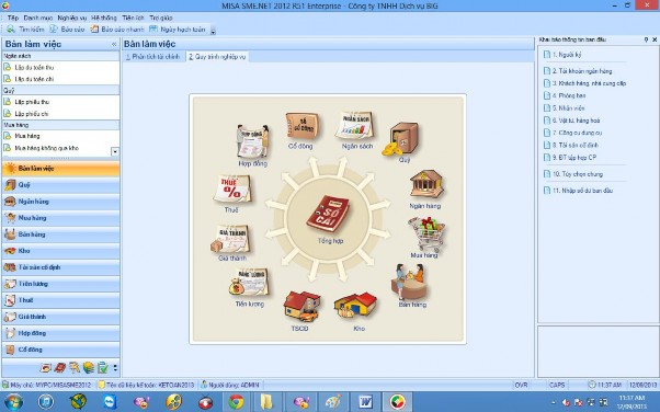 Hình 1 Giao diện phần mềm kế toán MISA  Thông tin về giá  Biểu 3 2 Bảng 2