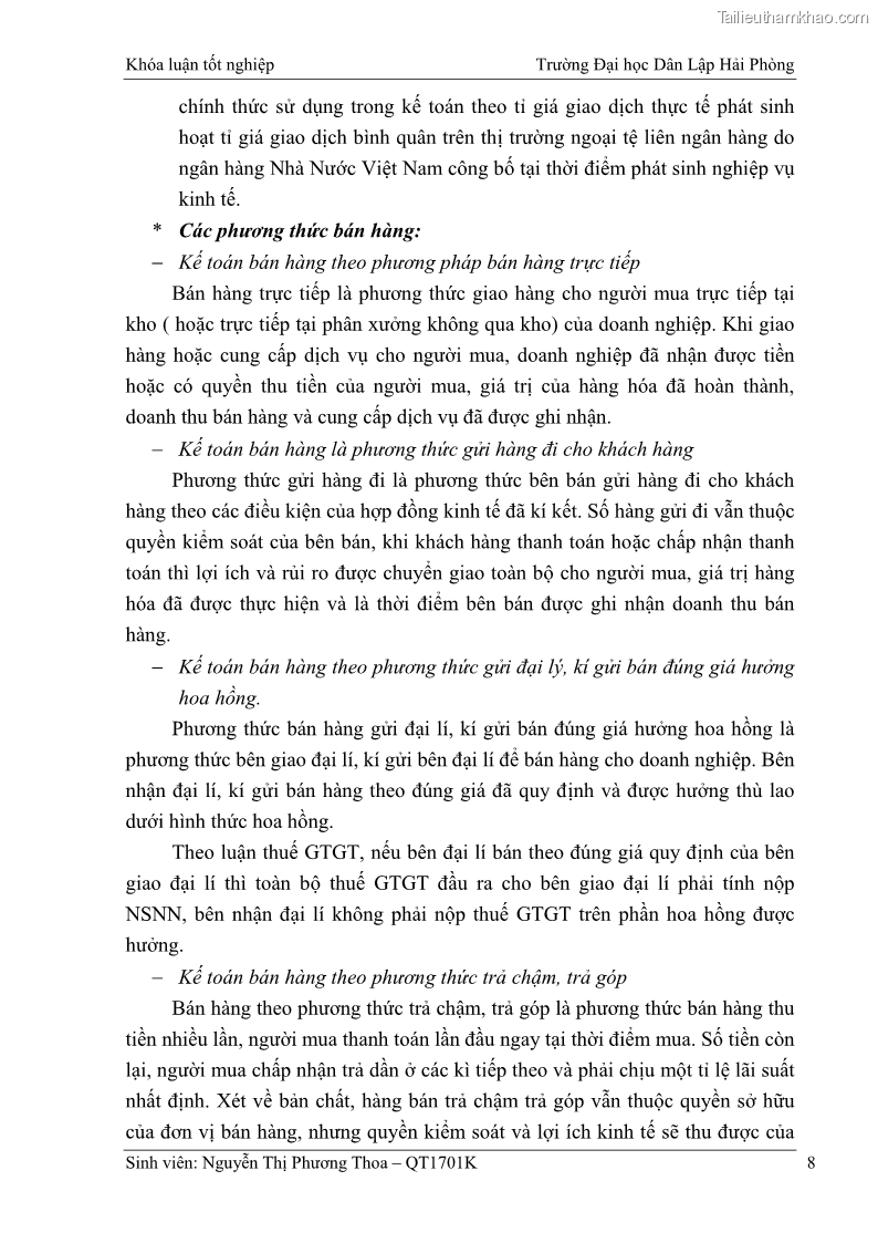 Khóa luận tốt nghiệp kế toán kiểm toán Hoàn thiện tổ chức kế toán doanh thu, chi phí và xác định kết quả kinh doanh tại Công ty Cổ phần thương mại dịch vụ du lịch Phúc Hoàng Kim - 2 Trang 13
