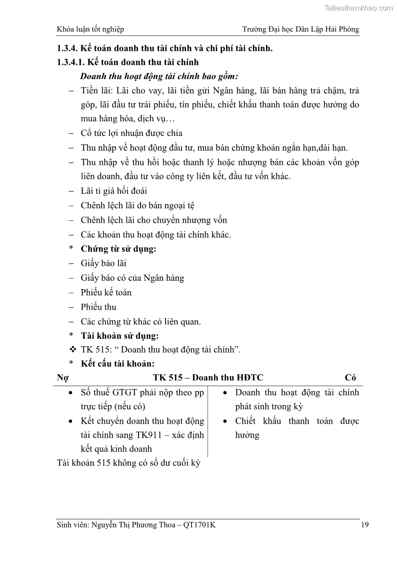 Khóa luận tốt nghiệp kế toán kiểm toán Hoàn thiện tổ chức kế toán doanh thu, chi phí và xác định kết quả kinh doanh tại Công ty Cổ phần thương mại dịch vụ du lịch Phúc Hoàng Kim - 2 Trang 24