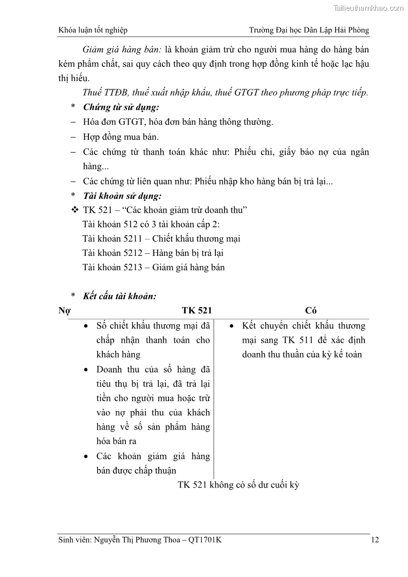 Khóa luận tốt nghiệp kế toán kiểm toán Hoàn thiện tổ chức kế toán doanh thu, chi phí và xác định kết quả kinh doanh tại Công ty Cổ phần thương mại dịch vụ du lịch Phúc Hoàng Kim - 2 Trang 17