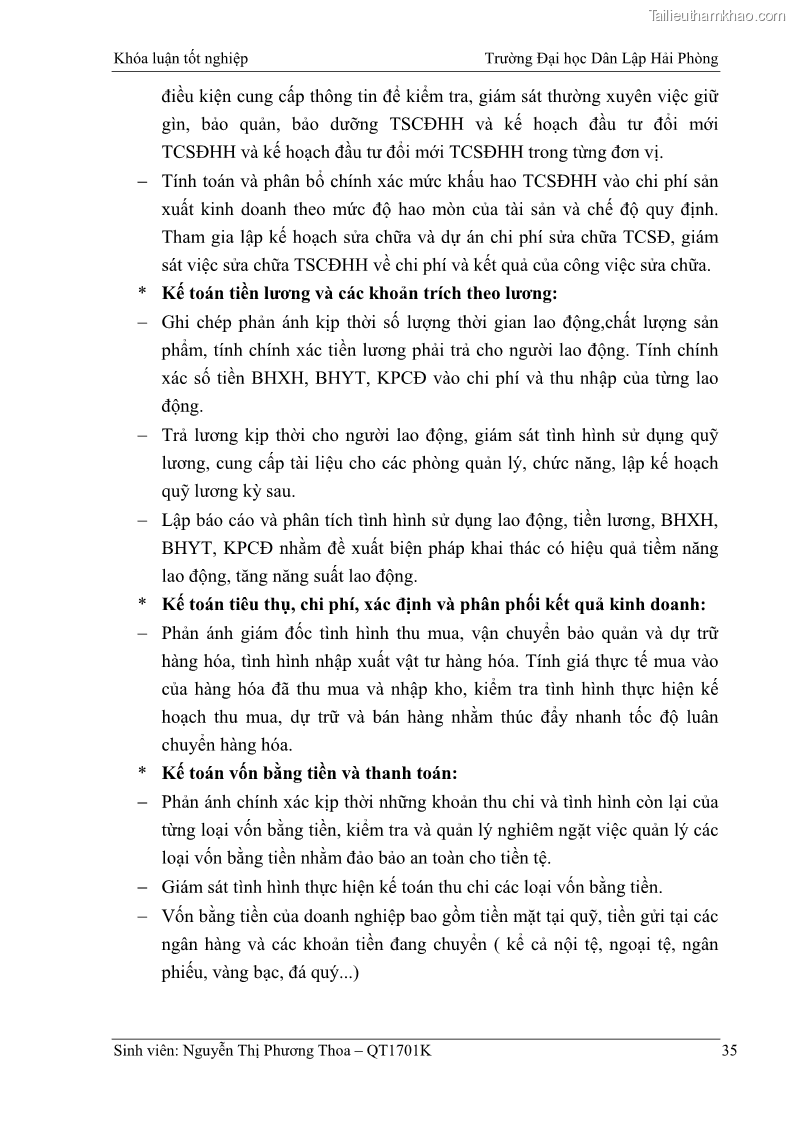 Khóa luận tốt nghiệp kế toán kiểm toán Hoàn thiện tổ chức kế toán doanh thu, chi phí và xác định kết quả kinh doanh tại Công ty Cổ phần thương mại dịch vụ du lịch Phúc Hoàng Kim - 4 Trang 40