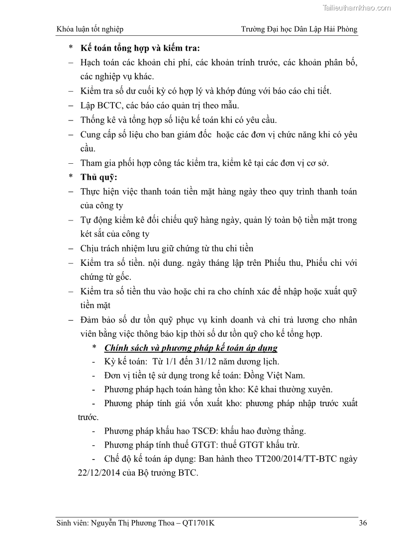 Khóa luận tốt nghiệp kế toán kiểm toán Hoàn thiện tổ chức kế toán doanh thu, chi phí và xác định kết quả kinh doanh tại Công ty Cổ phần thương mại dịch vụ du lịch Phúc Hoàng Kim - 4 Trang 41