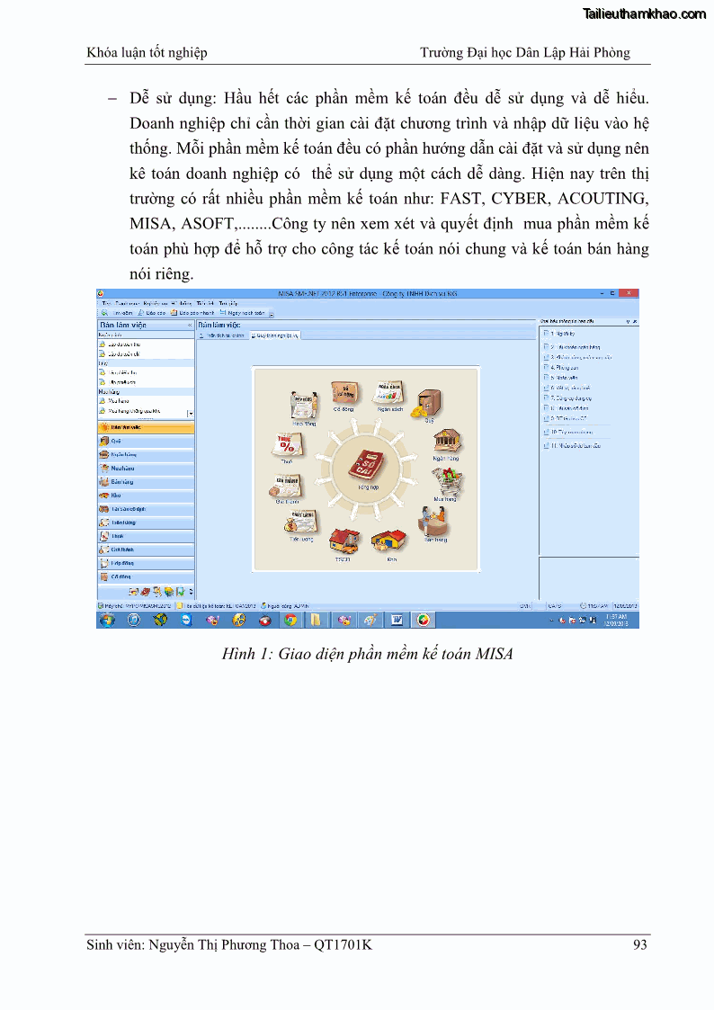 Khóa luận tốt nghiệp kế toán kiểm toán Hoàn thiện tổ chức kế toán doanh thu, chi phí và xác định kết quả kinh doanh tại Công ty Cổ phần thương mại dịch vụ du lịch Phúc Hoàng Kim - 9 Trang 98