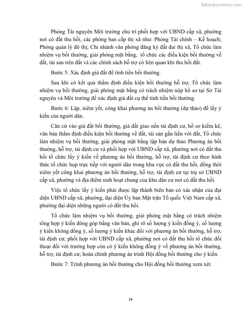 Luận văn thạc sĩ quản lý công Quản lý nhà nước về bồi thường, hỗ trợ và tái định cư khi Nhà nước thu hồi đất trên địa bàn thị xã Buôn Hồ, tỉnh Đắk Lắk - 3 Trang 31
