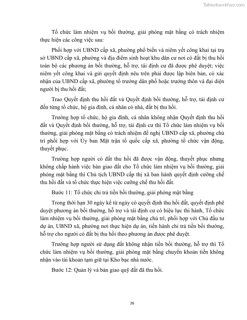 Luận văn thạc sĩ quản lý công Quản lý nhà nước về bồi thường, hỗ trợ và tái định cư khi Nhà nước thu hồi đất trên địa bàn thị xã Buôn Hồ, tỉnh Đắk Lắk - 3 Trang 33