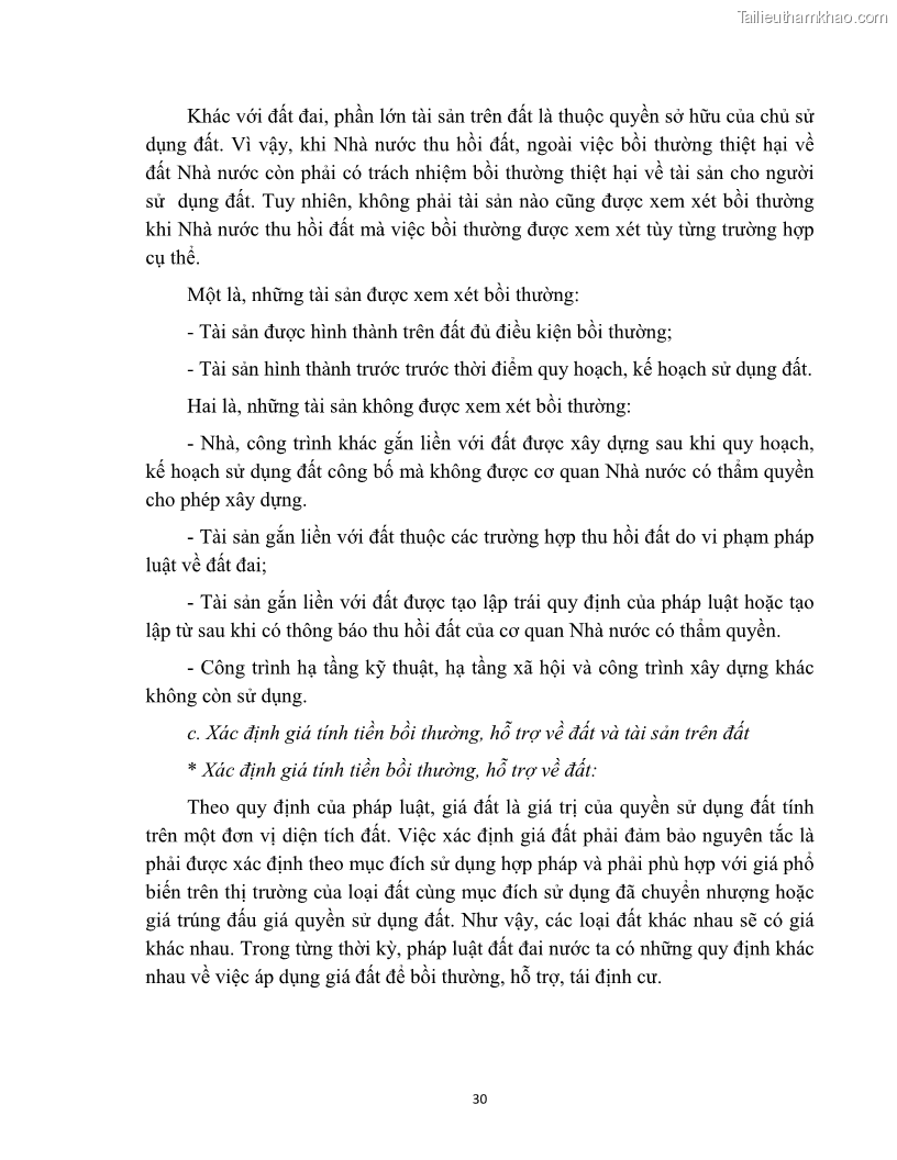 Luận văn thạc sĩ quản lý công Quản lý nhà nước về bồi thường, hỗ trợ và tái định cư khi Nhà nước thu hồi đất trên địa bàn thị xã Buôn Hồ, tỉnh Đắk Lắk - 4 Trang 37