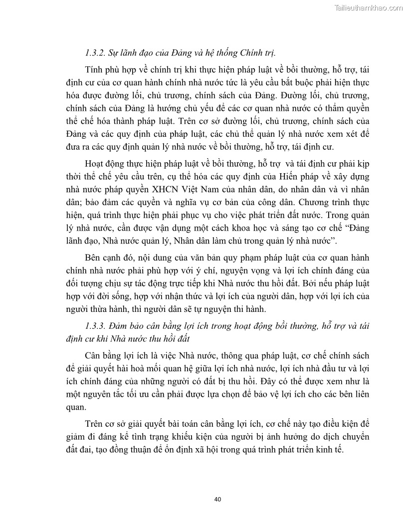 Luận văn thạc sĩ quản lý công Quản lý nhà nước về bồi thường, hỗ trợ và tái định cư khi Nhà nước thu hồi đất trên địa bàn thị xã Buôn Hồ, tỉnh Đắk Lắk - 4 Trang 47