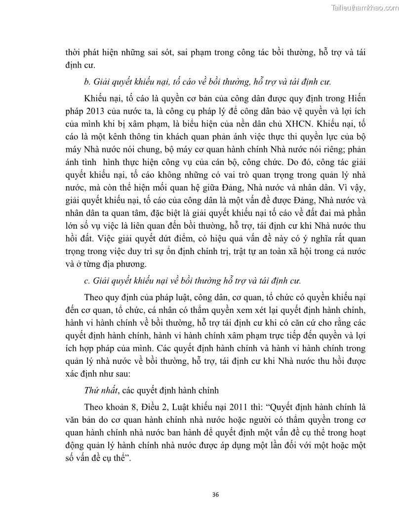 Luận văn thạc sĩ quản lý công Quản lý nhà nước về bồi thường, hỗ trợ và tái định cư khi Nhà nước thu hồi đất trên địa bàn thị xã Buôn Hồ, tỉnh Đắk Lắk - 4 Trang 43