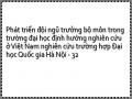 Phát triển đội ngũ trưởng bộ môn trong trường đại học định hướng nghiên cứu ở Việt Nam nghiên cứu trường hợp Đại học Quốc gia Hà Nội - 32