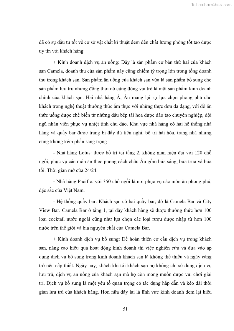 Luận văn thạc sĩ du lịch Áp dụng tiêu chuẩn kỹ năng nghề du lịch Việt Nam VTOS vào nghiên cứu lĩnh vực an ninh – an toàn trong các khách sạn 4 sao tại Hải Phòng - 5 Trang 51