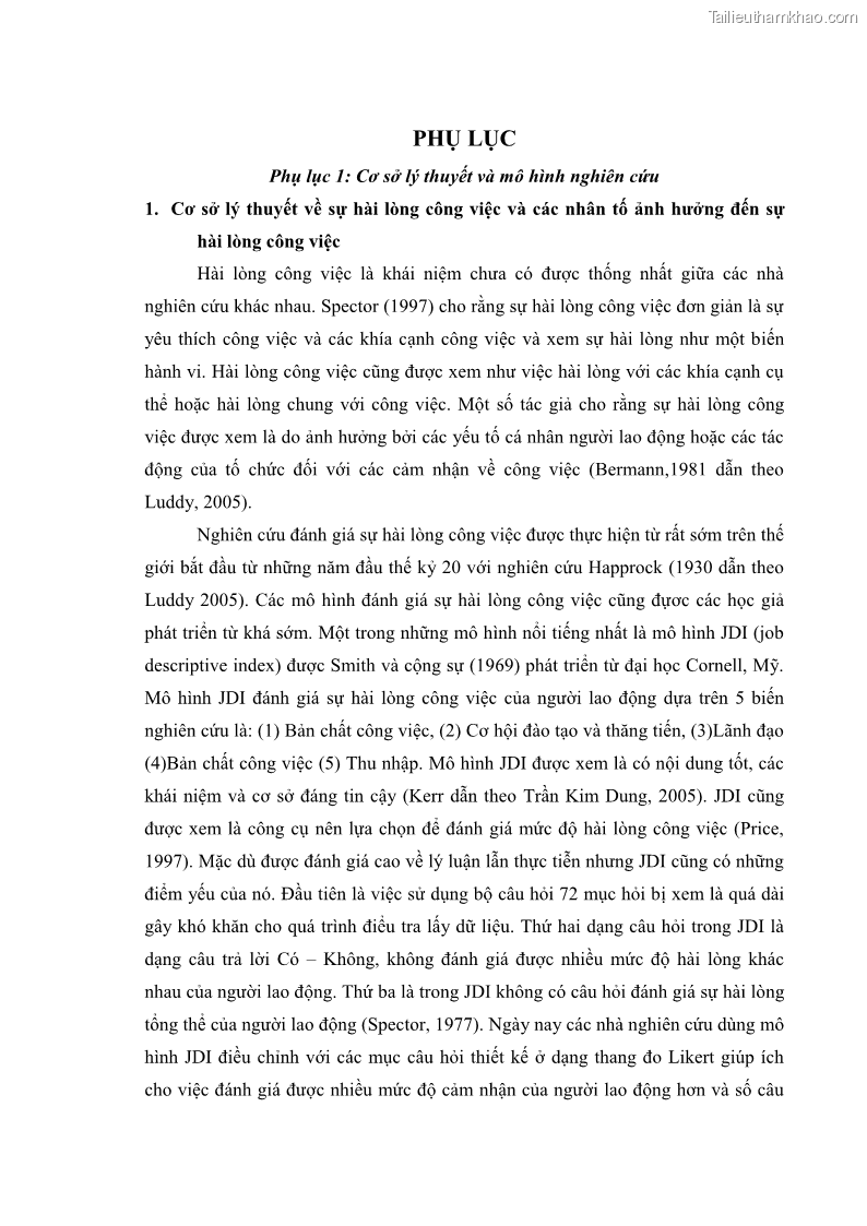 Luận văn thạc sĩ du lịch Nghiên cứu chính sách đãi ngộ nhân viên bộ phận tiền sảnh tại một số khách sạn bốn sao trên địa bàn thành phố Đà Lạt - 10 Trang 113