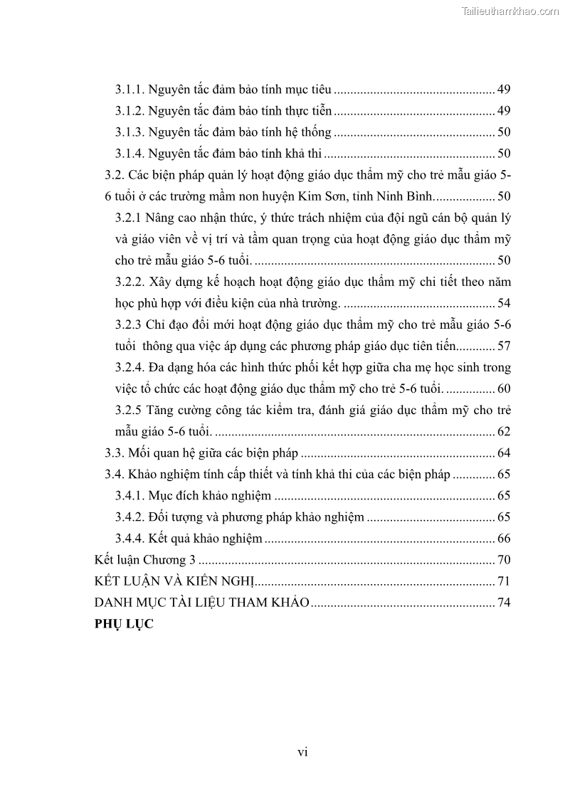 Luận văn thạc sĩ quản lý giáo dục Quản lý hoạt động giáo dục thẩm mỹ cho trẻ 5-6 tuổi ở các trường mầm non huyện Kim Sơn, tỉnh Ninh Bình - 1 Trang 8