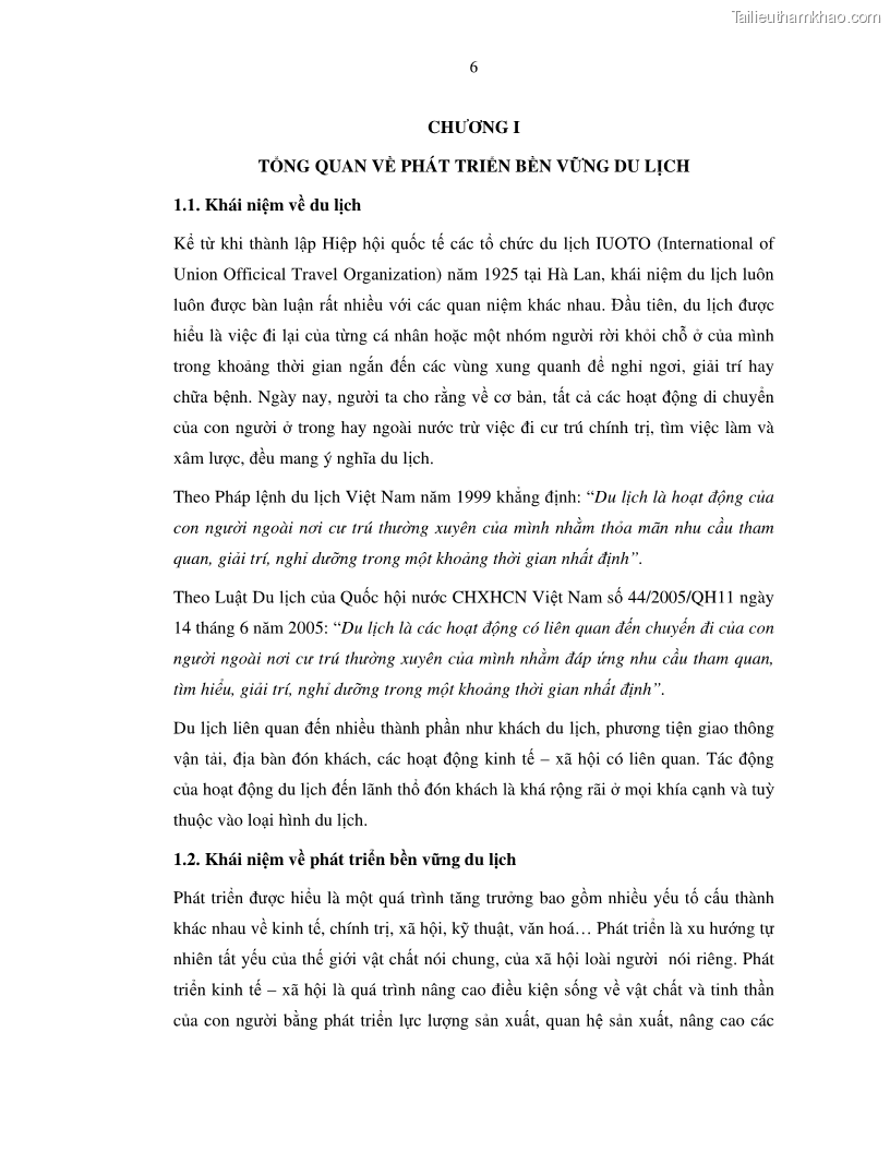 Luận văn thạc sỹ Nghiên cứu đề xuất các giải pháp bảo vệ môi trường theo định hướng phát triển bền vững du lịch tỉnh Bình Thuận - 2 Trang 18