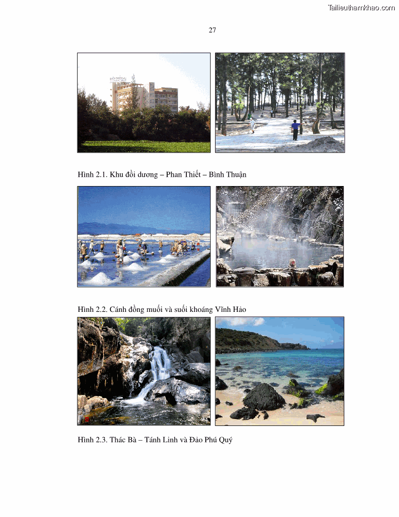 Luận văn thạc sỹ Nghiên cứu đề xuất các giải pháp bảo vệ môi trường theo định hướng phát triển bền vững du lịch tỉnh Bình Thuận - 4 Trang 39