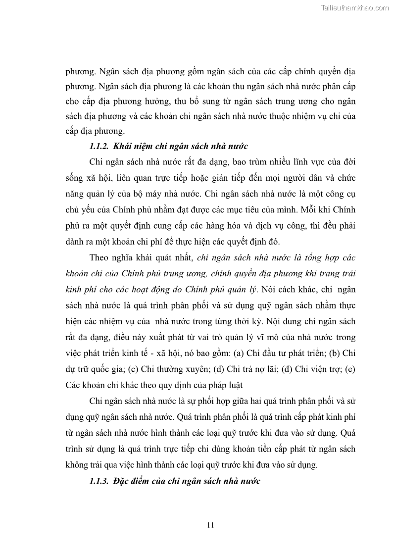 Luận văn thạc sĩ quản lý công Quản lý chi ngân sách nhà nước trên địa bàn thành phố Buôn Ma Thuột, tỉnh Đắk Lắk - 2 Trang 22