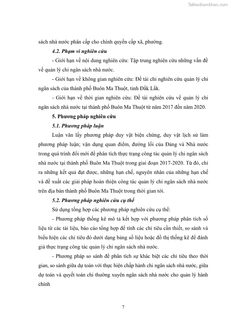 Luận văn thạc sĩ quản lý công Quản lý chi ngân sách nhà nước trên địa bàn thành phố Buôn Ma Thuột, tỉnh Đắk Lắk - 2 Trang 18