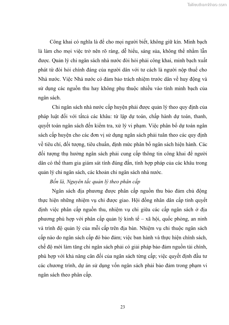 Luận văn thạc sĩ quản lý công Quản lý chi ngân sách nhà nước trên địa bàn thành phố Buôn Ma Thuột, tỉnh Đắk Lắk - 3 Trang 34