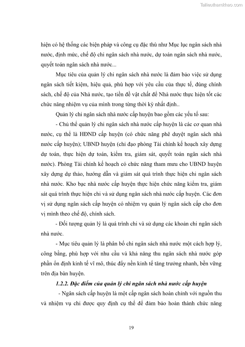 Luận văn thạc sĩ quản lý công Quản lý chi ngân sách nhà nước trên địa bàn thành phố Buôn Ma Thuột, tỉnh Đắk Lắk - 3 Trang 30
