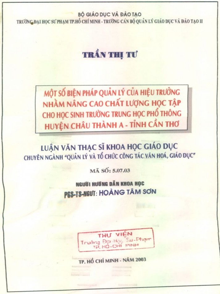 LỜI CẢM ƠN‌ Được sự hướng dẫn dìu dắt bồi dưỡng giúp đỡ của quý 1