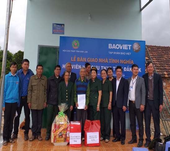 Tập đoàn bảo việt phối hợp với Hội Cựu thanh niên xung phong tỉnh Đắk 5