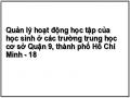 Quản lý hoạt động học tập của học sinh ở các trường trung học cơ sở Quận 9, thành phố Hồ Chí Minh - 18