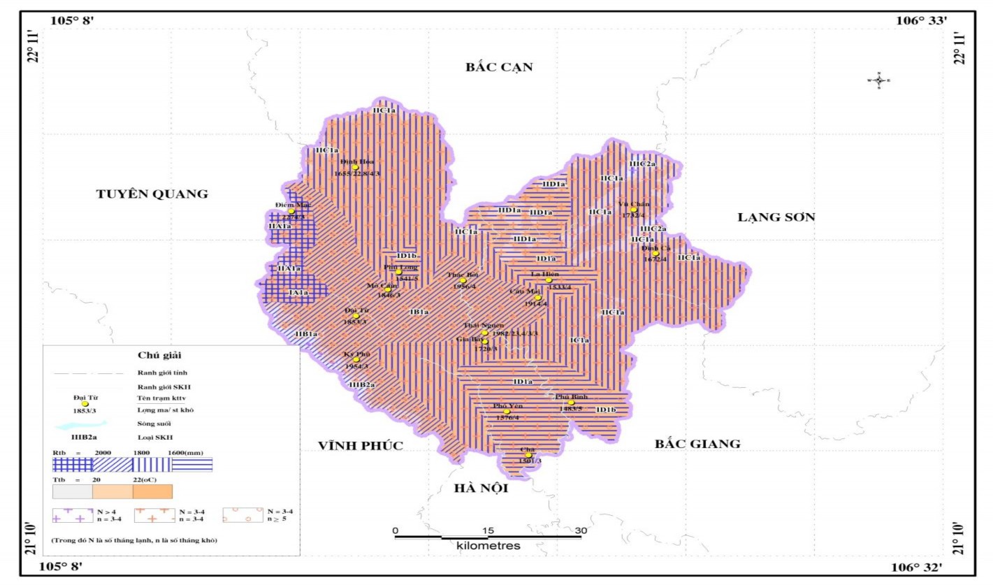 Hình 3 1 Bản đồ sinh khí hậu tỉnh Thái Nguyên 55 Người thành lập Hoàng Thanh 2