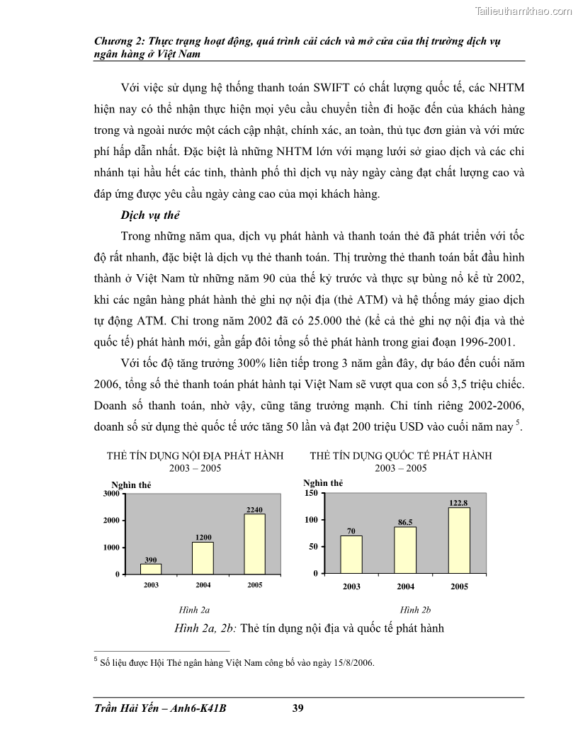 Khóa luận tốt nghiệp Phát triển thị trường dịch vụ ngân hàng trong điều kiện Việt Nam gia nhập WTO - 4 Trang 48