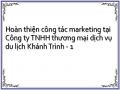 Hoàn thiện công tác marketing tại Công ty TNHH thương mại dịch vụ du lịch Khánh Trình