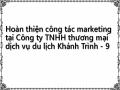 Hoàn thiện công tác marketing tại Công ty TNHH thương mại dịch vụ du lịch Khánh Trình - 9