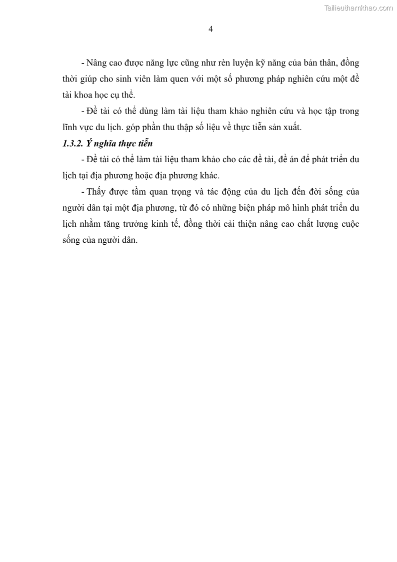 Khoá luận tốt nghiệp đại học Giải pháp phát triển du lịch cộng đồng tại địa bàn xã Sà Phìn, huyện Đồng Văn, tỉnh Hà Giang - 1 Trang 12