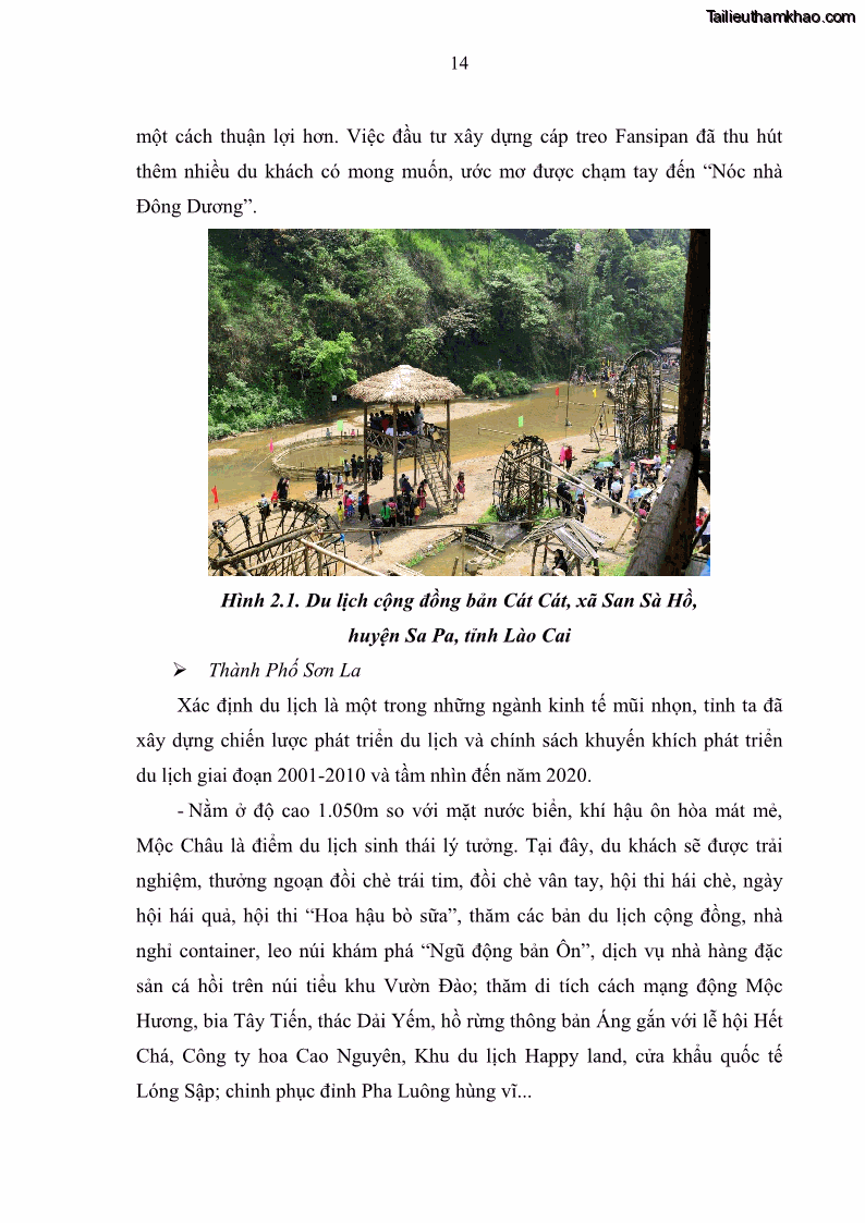 Khoá luận tốt nghiệp đại học Giải pháp phát triển du lịch cộng đồng tại địa bàn xã Sà Phìn, huyện Đồng Văn, tỉnh Hà Giang - 2 Trang 22