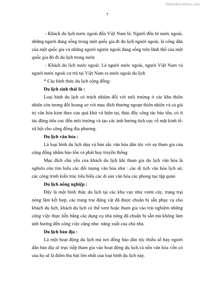 Khoá luận tốt nghiệp đại học Giải pháp phát triển du lịch cộng đồng tại địa bàn xã Sà Phìn, huyện Đồng Văn, tỉnh Hà Giang - 2 Trang 15