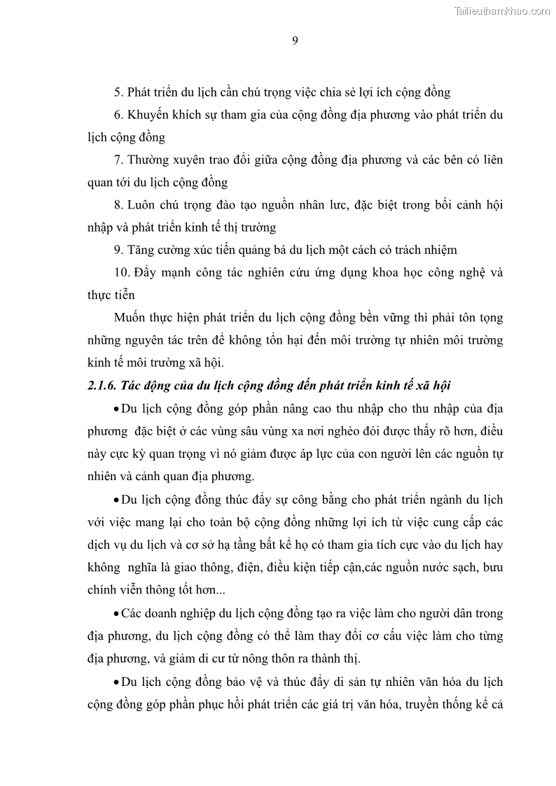 Khoá luận tốt nghiệp đại học Giải pháp phát triển du lịch cộng đồng tại địa bàn xã Sà Phìn, huyện Đồng Văn, tỉnh Hà Giang - 2 Trang 17