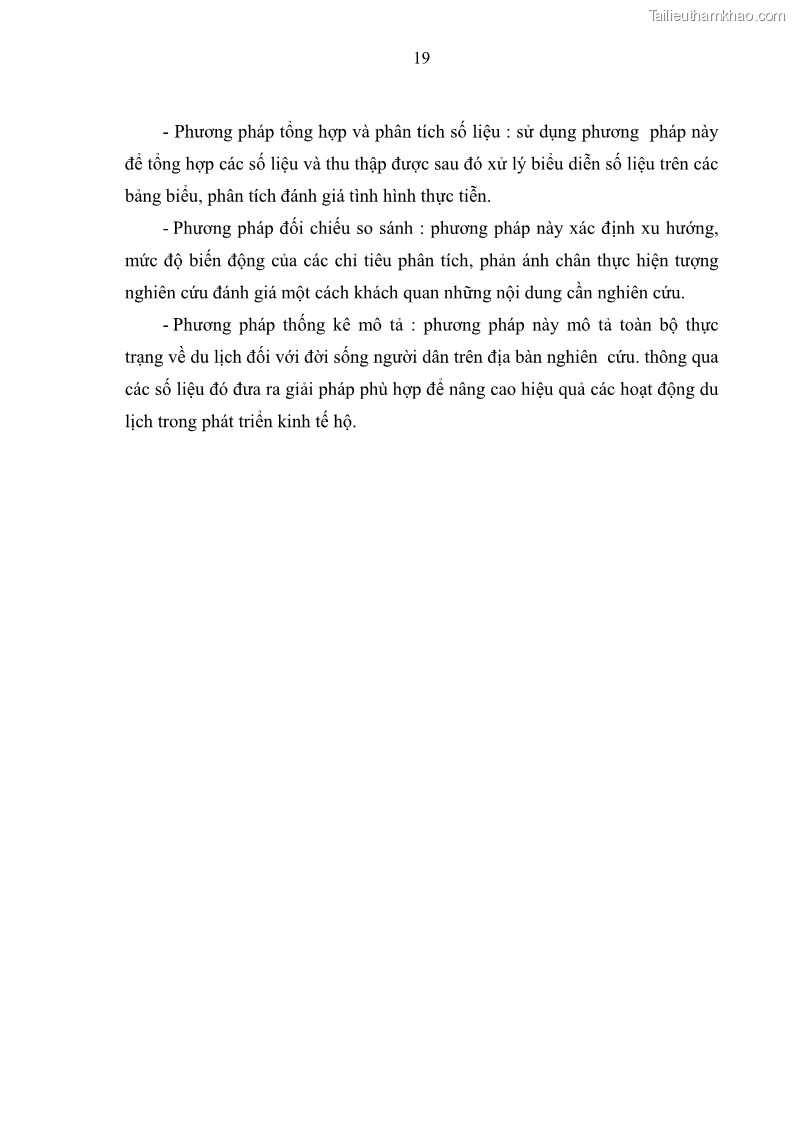 Khoá luận tốt nghiệp đại học Giải pháp phát triển du lịch cộng đồng tại địa bàn xã Sà Phìn, huyện Đồng Văn, tỉnh Hà Giang - 3 Trang 27
