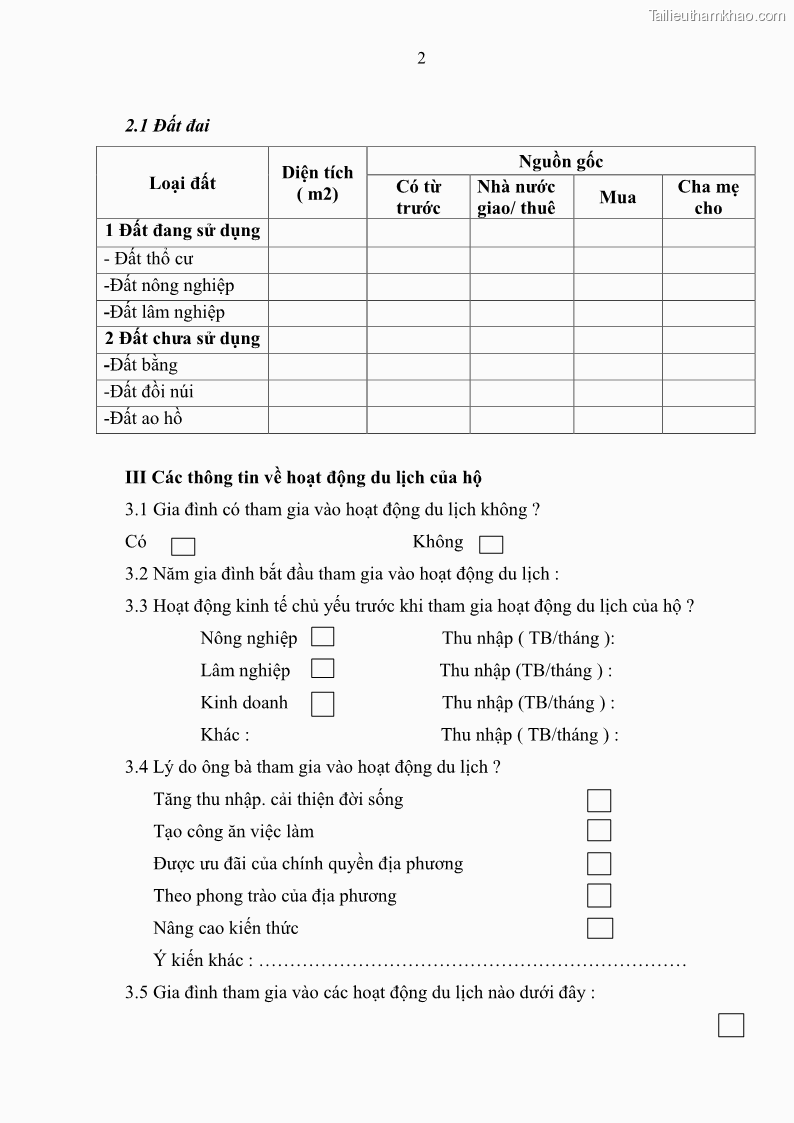 Khoá luận tốt nghiệp đại học Giải pháp phát triển du lịch cộng đồng tại địa bàn xã Sà Phìn, huyện Đồng Văn, tỉnh Hà Giang - 6 Trang 64