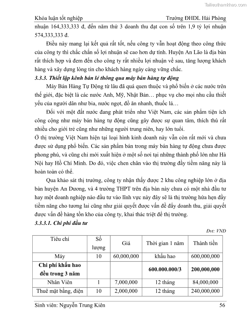 Khóa luận tốt nghiệp quản trị doanh nghiệp Hoàn thiện công tác marketing tại Công ty TNHH thương mại dịch vụ du lịch Khánh Trình - 6 Trang 66