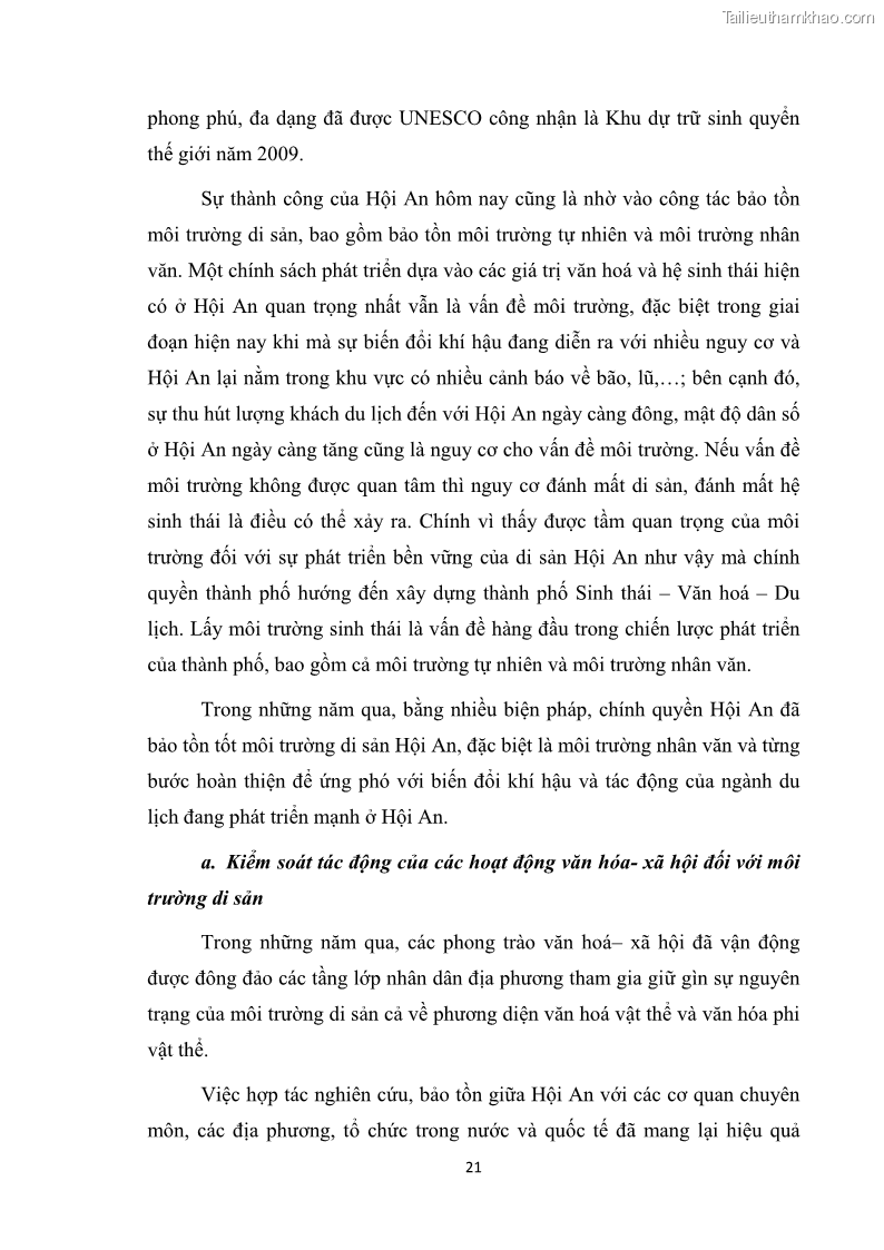Luận văn thạc sĩ du lịch Nghiên cứu công tác quản lý nhà nước về du lịch ở khu vực phố cổ Hà Nội - 2 Trang 23