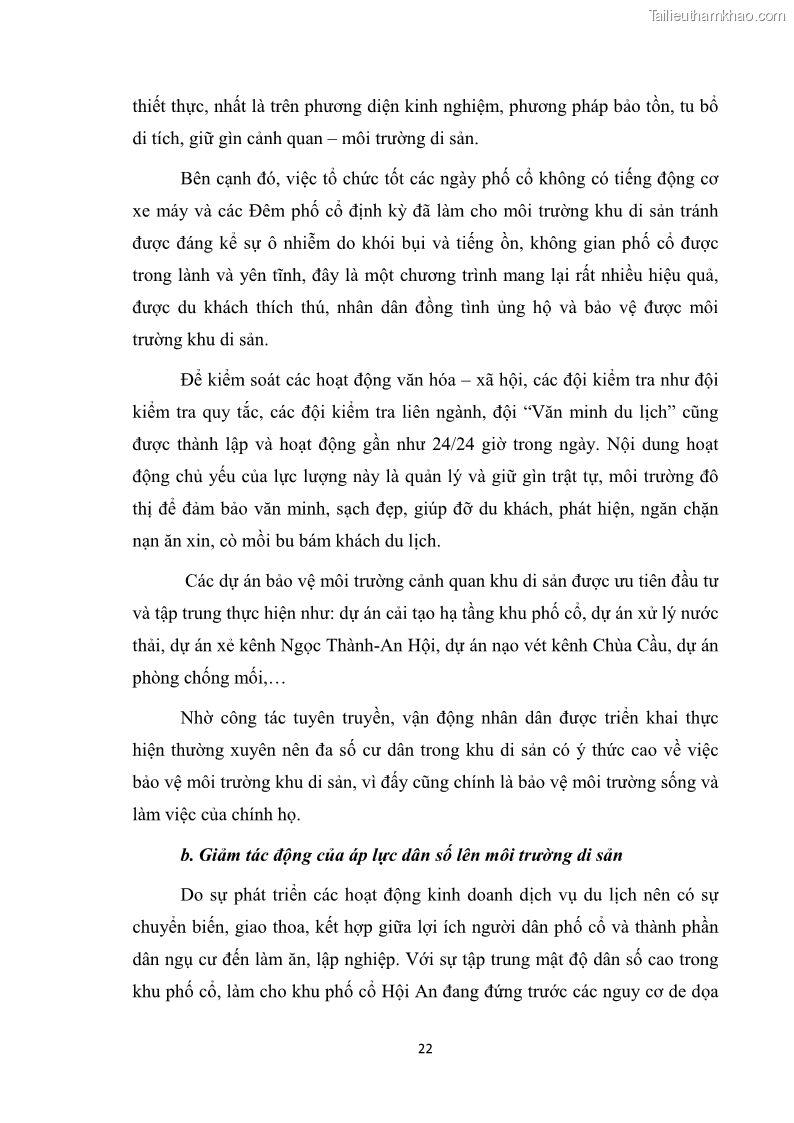 Luận văn thạc sĩ du lịch Nghiên cứu công tác quản lý nhà nước về du lịch ở khu vực phố cổ Hà Nội - 2 Trang 24