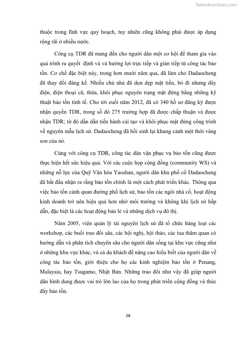 Luận văn thạc sĩ du lịch Nghiên cứu công tác quản lý nhà nước về du lịch ở khu vực phố cổ Hà Nội - 3 Trang 30
