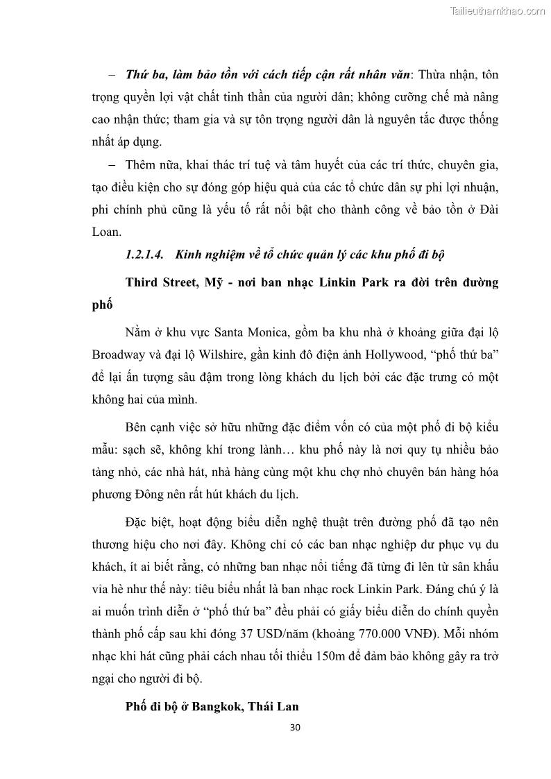 Luận văn thạc sĩ du lịch Nghiên cứu công tác quản lý nhà nước về du lịch ở khu vực phố cổ Hà Nội - 3 Trang 32