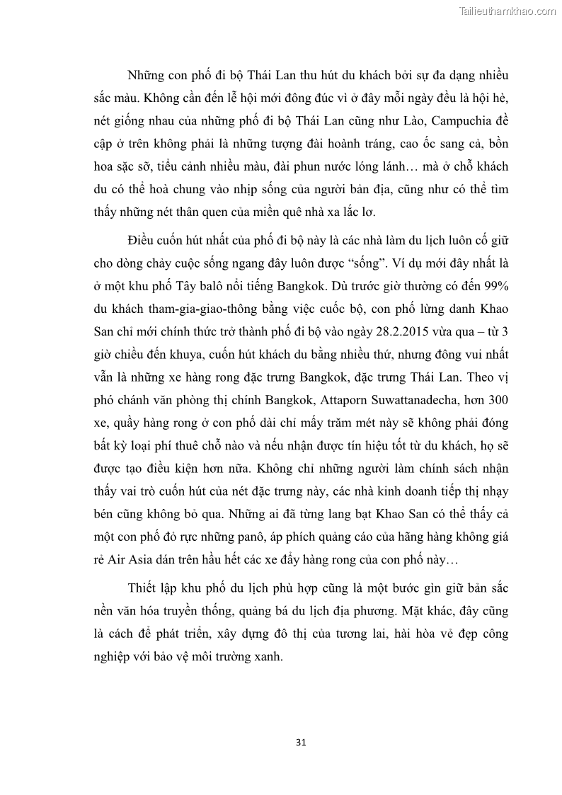 Luận văn thạc sĩ du lịch Nghiên cứu công tác quản lý nhà nước về du lịch ở khu vực phố cổ Hà Nội - 3 Trang 33