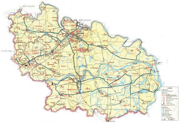 Hình ảnh 2 1 Bản đồ du lịch tỉnh Bắc Ninh Nguồn Sở Văn hóa Thể thao Du lịch 1