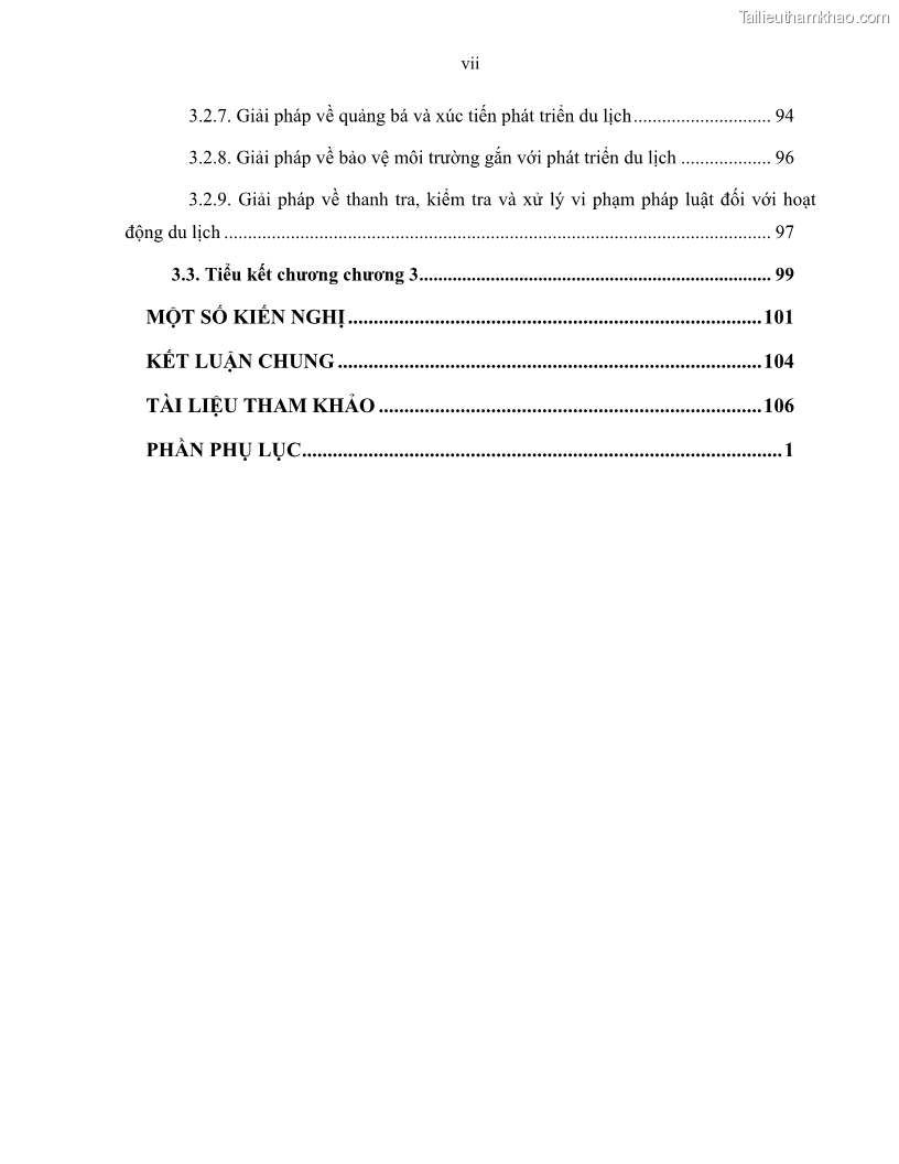 Luận văn thạc sĩ quản lý công Quản lý nhà nước về du lịch trên địa bàn tỉnh Bến Tre - 1 Trang 9