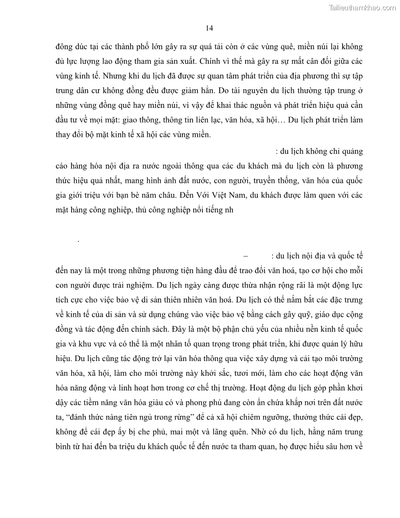 Luận văn thạc sĩ quản lý công Quản lý nhà nước về du lịch trên địa bàn tỉnh Bến Tre - 2 Trang 23