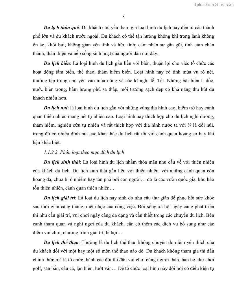 Luận văn thạc sĩ quản lý công Quản lý nhà nước về du lịch trên địa bàn tỉnh Bến Tre - 2 Trang 17