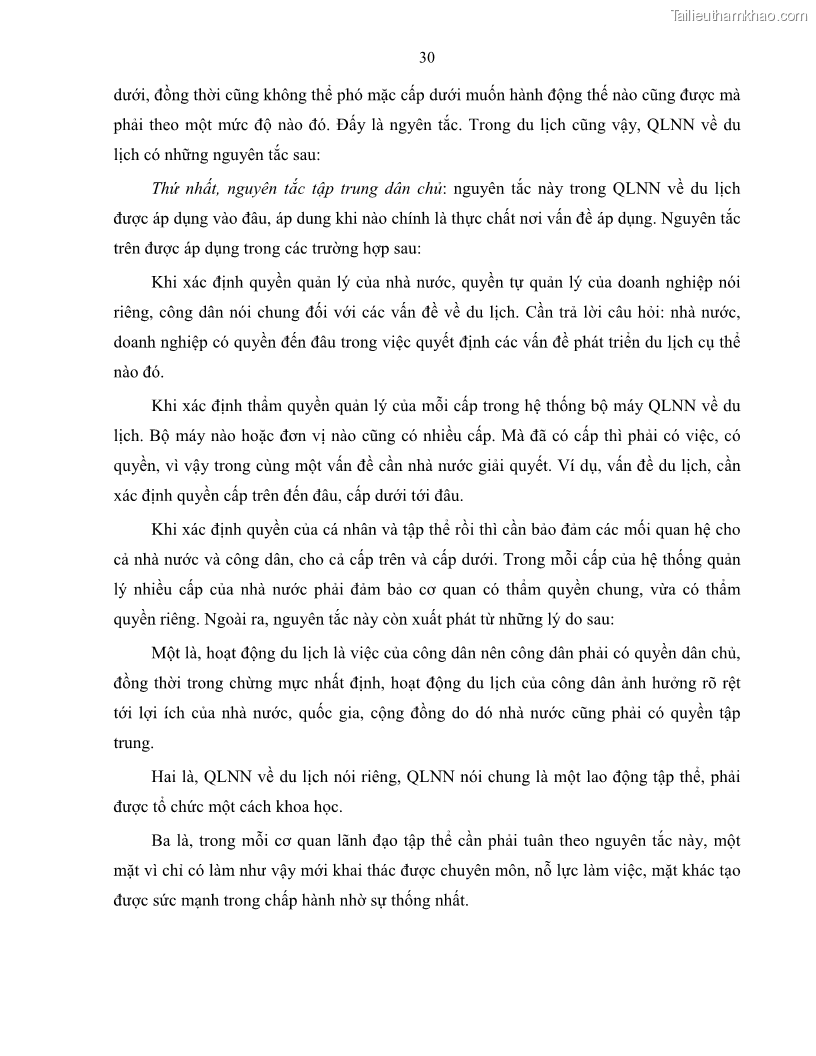 Luận văn thạc sĩ quản lý công Quản lý nhà nước về du lịch trên địa bàn tỉnh Bến Tre - 4 Trang 39