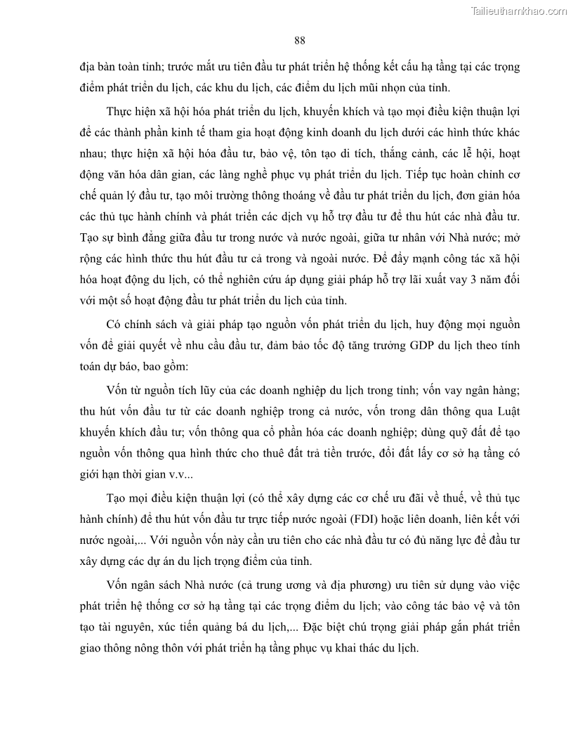 Luận văn thạc sĩ quản lý công Quản lý nhà nước về du lịch trên địa bàn tỉnh Bến Tre - 8 Trang 95