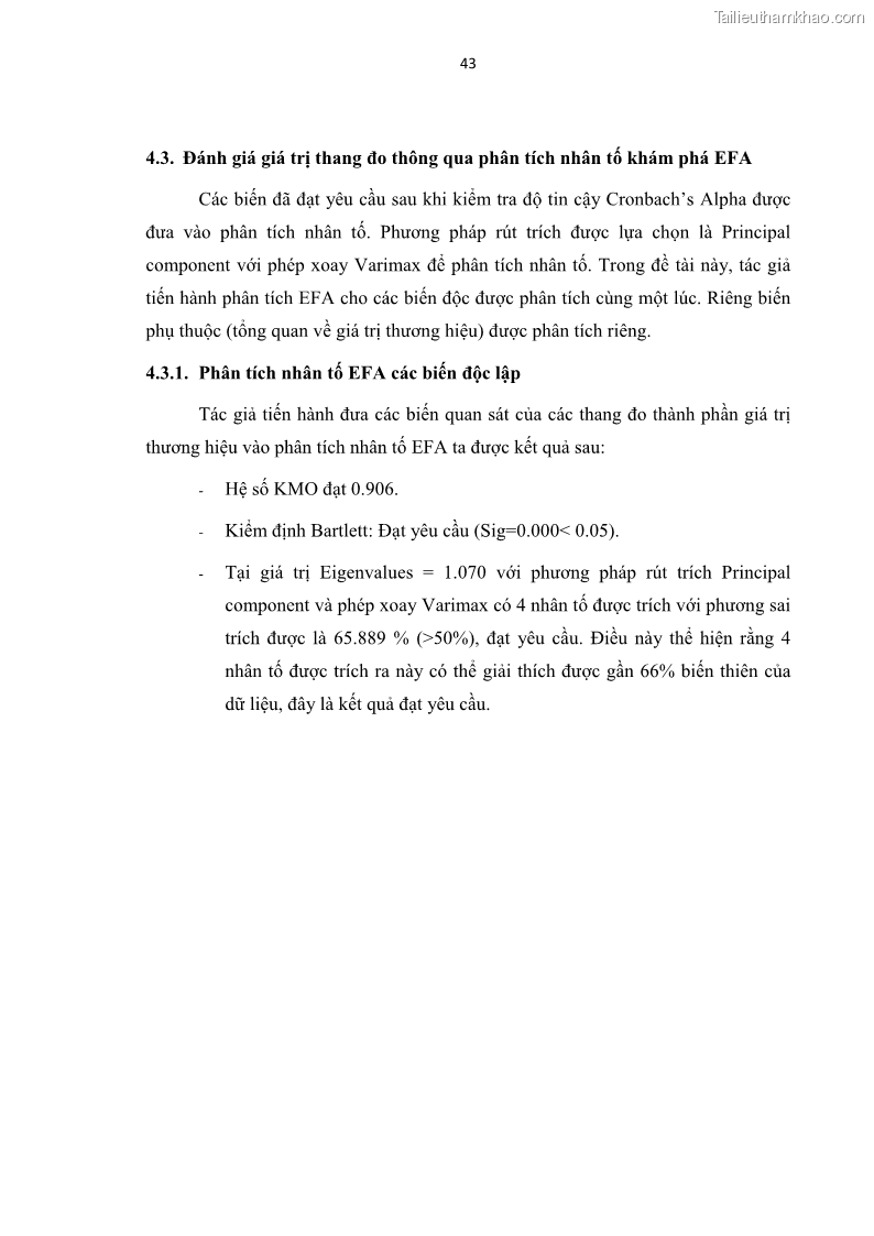 Luận văn thạc sĩ kinh tế Nghiên cứu mối quan hệ các yếu tố cấu thành giá trị thương hiệu du lịch - 5 Trang 51
