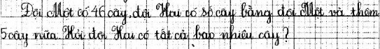 Bên cạnh đó với bài toán cho sẵn dữ kiện yêu cầu HS đặt câu hỏi cho bài 4