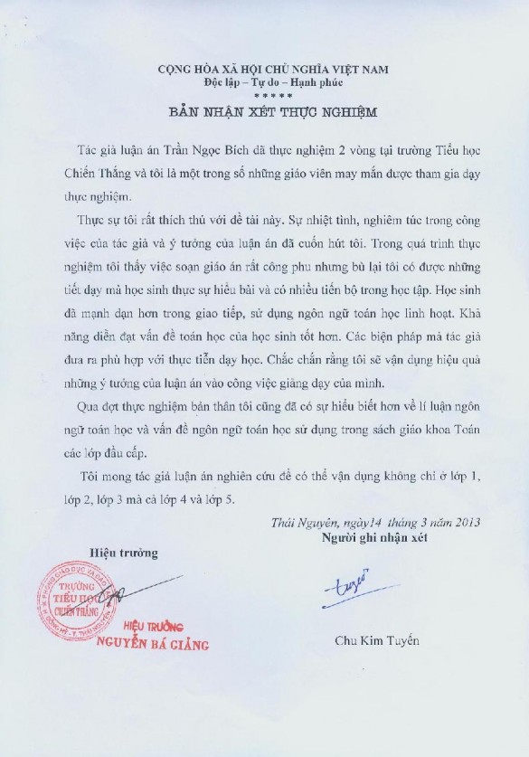 Một số biện pháp giúp học sinh các lớp đầu cấp tiểu học sử dụng hiệu quả ngôn ngữ toán học - 25 1